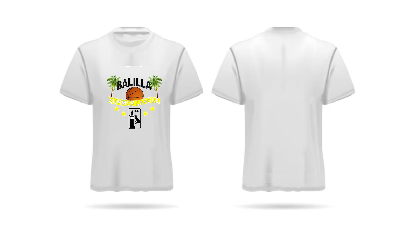 T-shirt BSL 2023 — fronte e retro