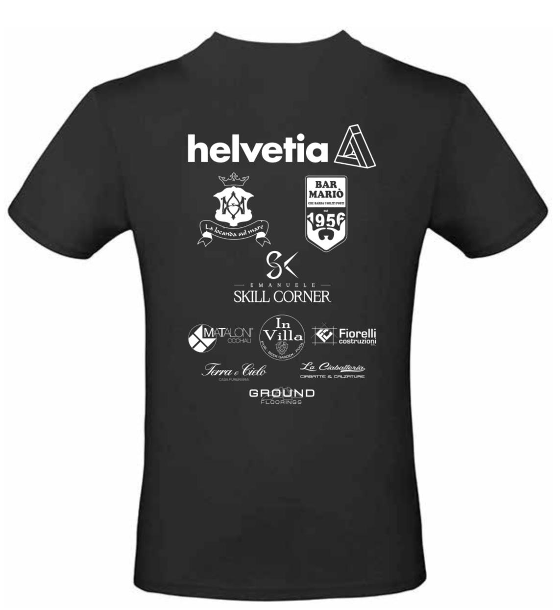 T-shirt BSL 2025 nera — retro